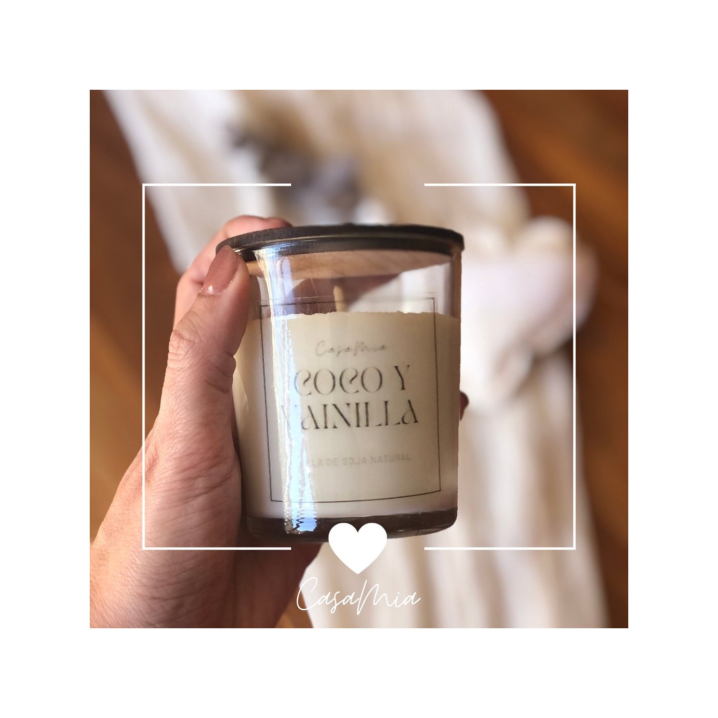 Velas de soja aromáticas
