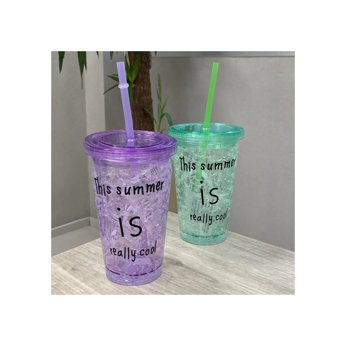 Botellas y vasos