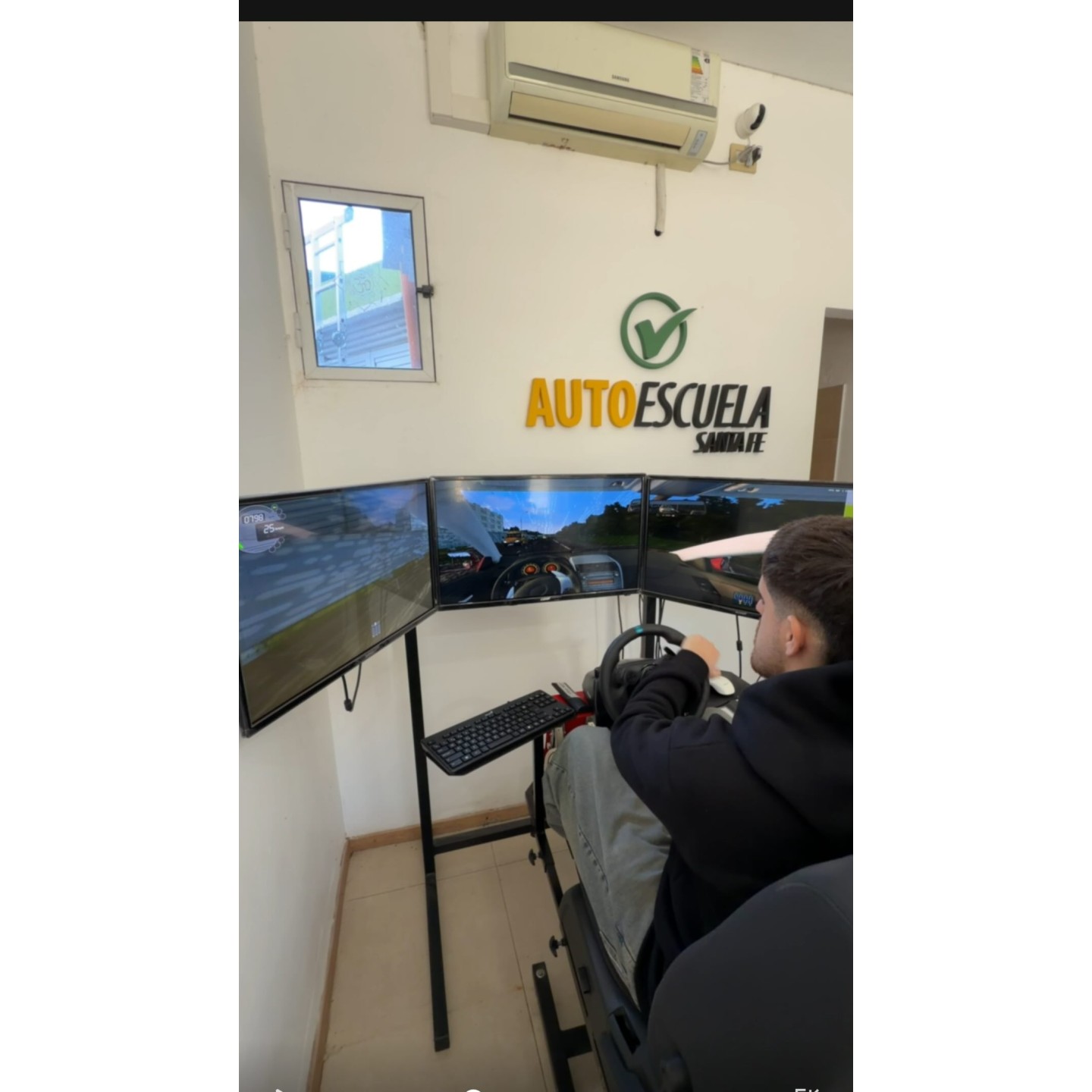 Práctica de manejo en simulador