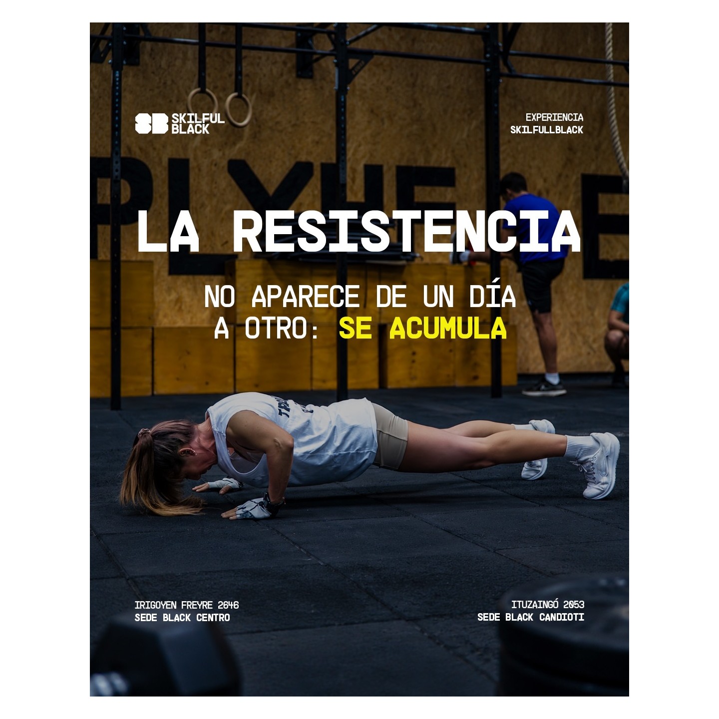 Gimnasio premium y clases – Sede Centro
