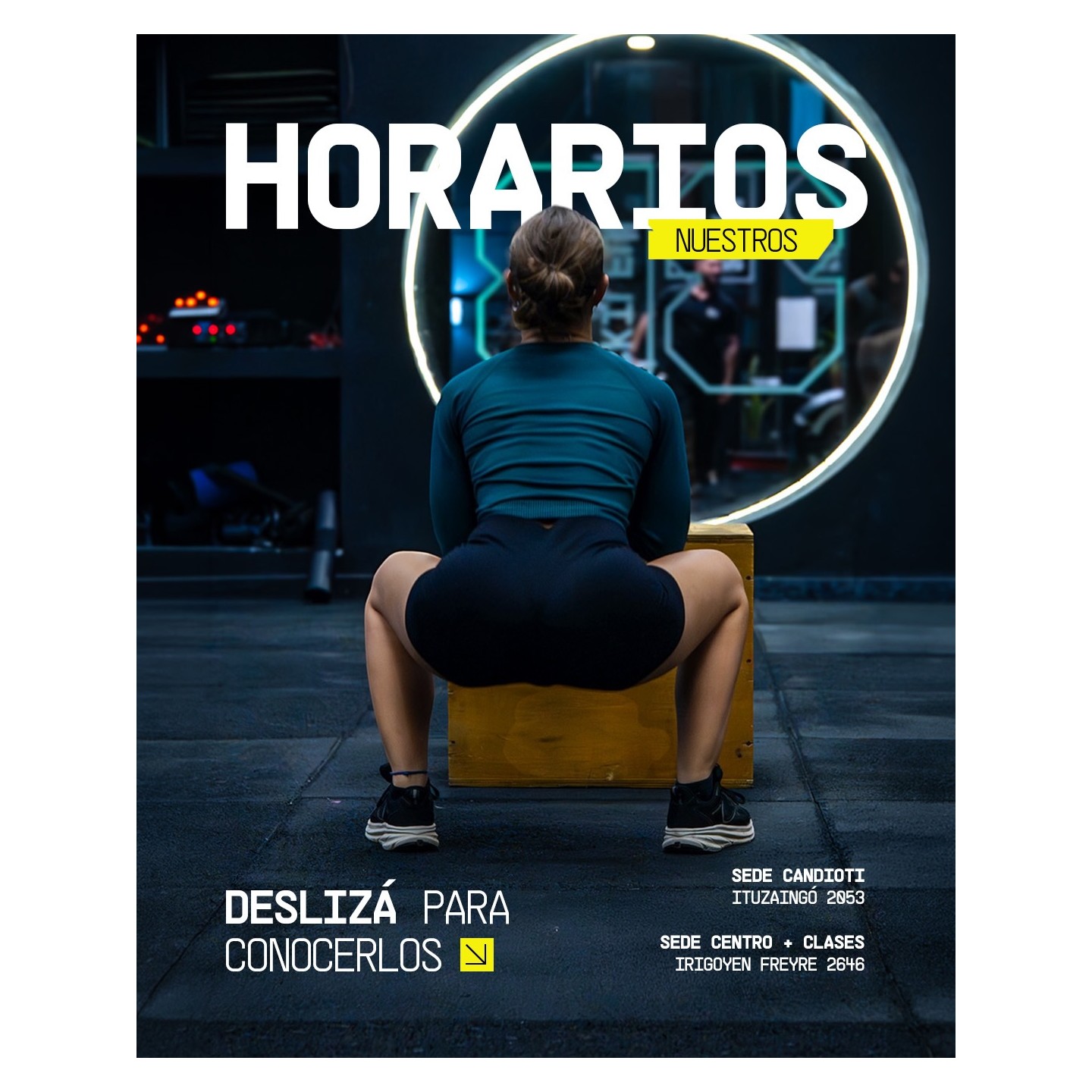 Gimnasio premium y clases – Sede Centro