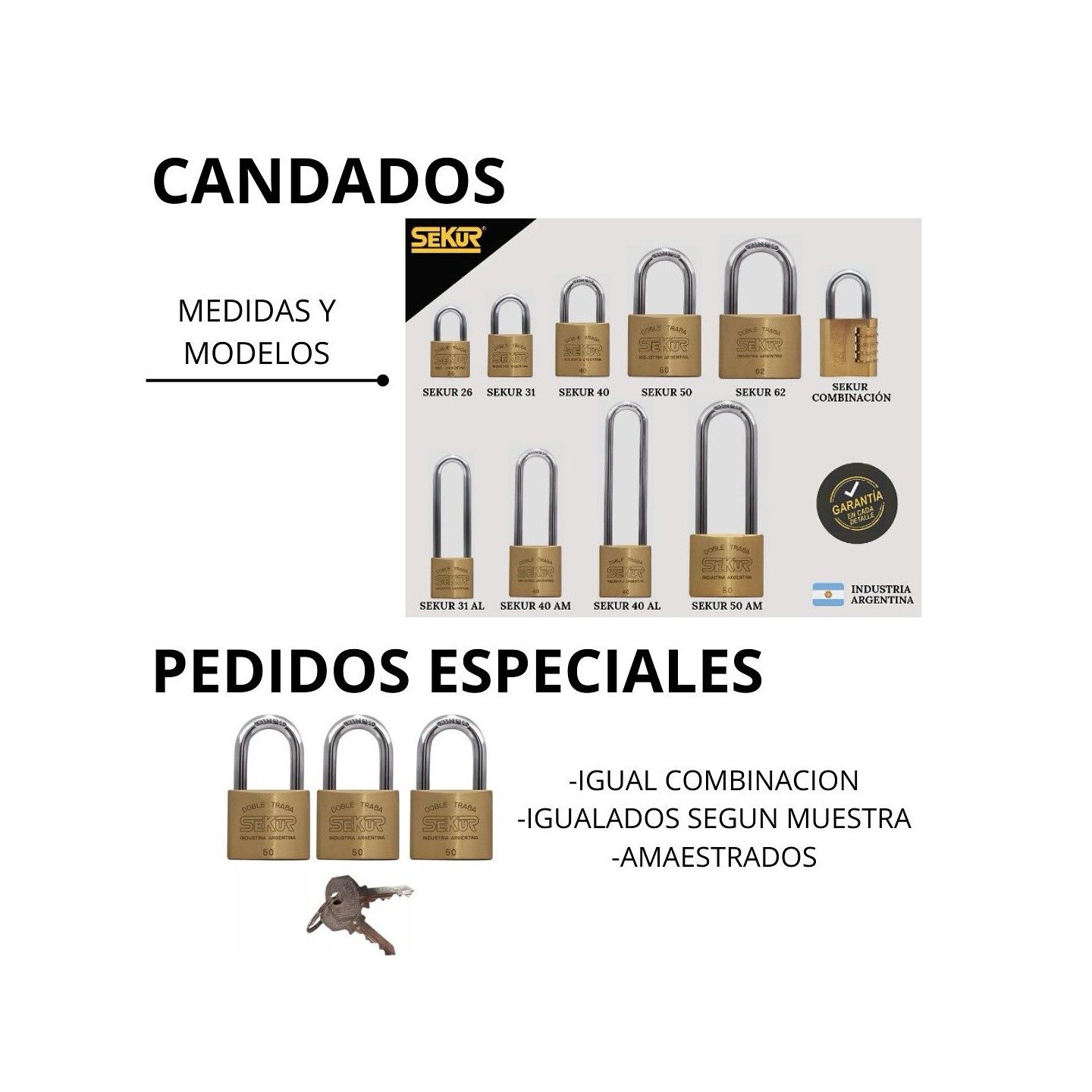 Candados y cerrojos