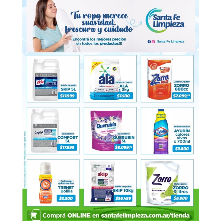 Artículos de limpieza