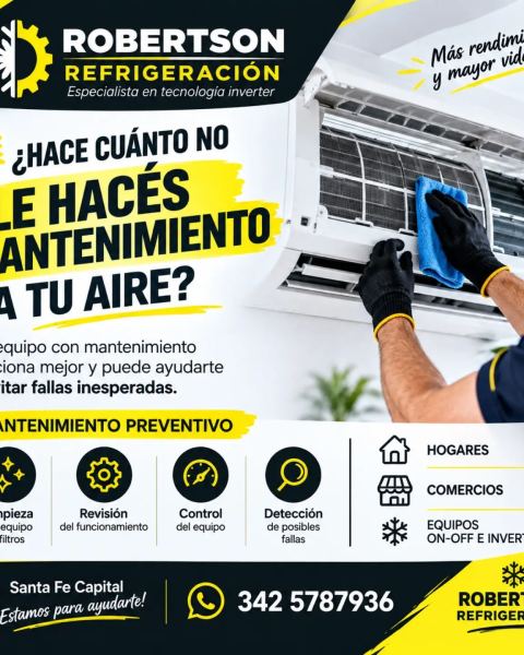 Mantenimiento de aires acondicionados
