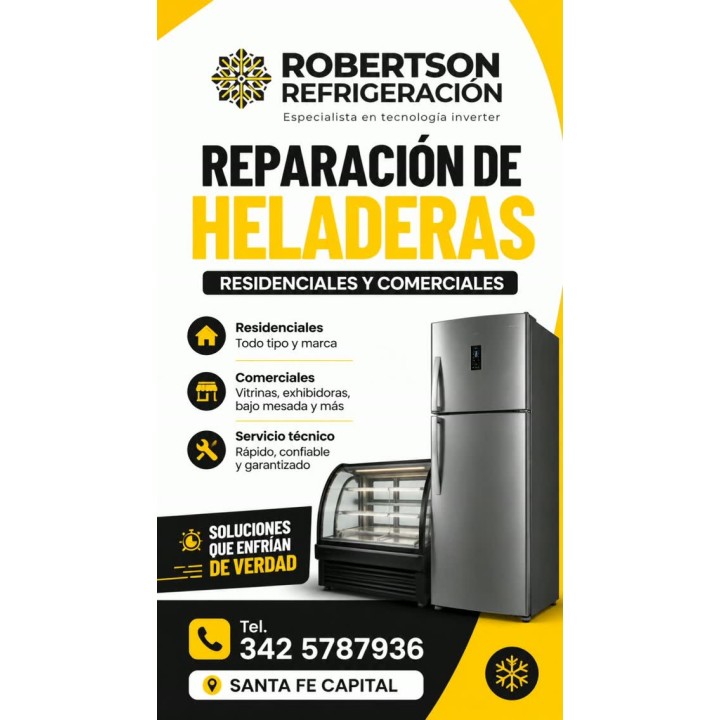 Servicio técnico de heladeras y freezers
