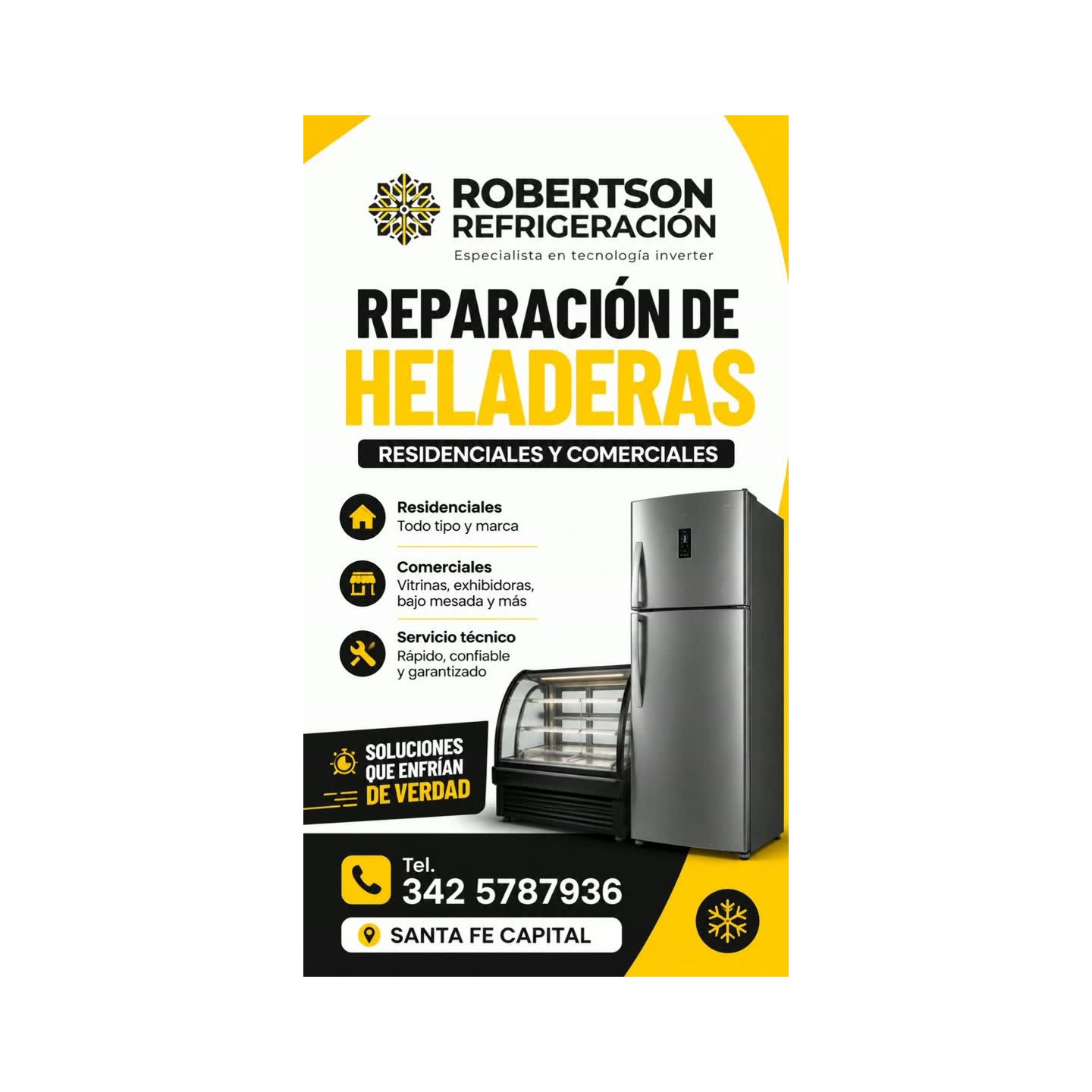 Servicio técnico de heladeras y freezers