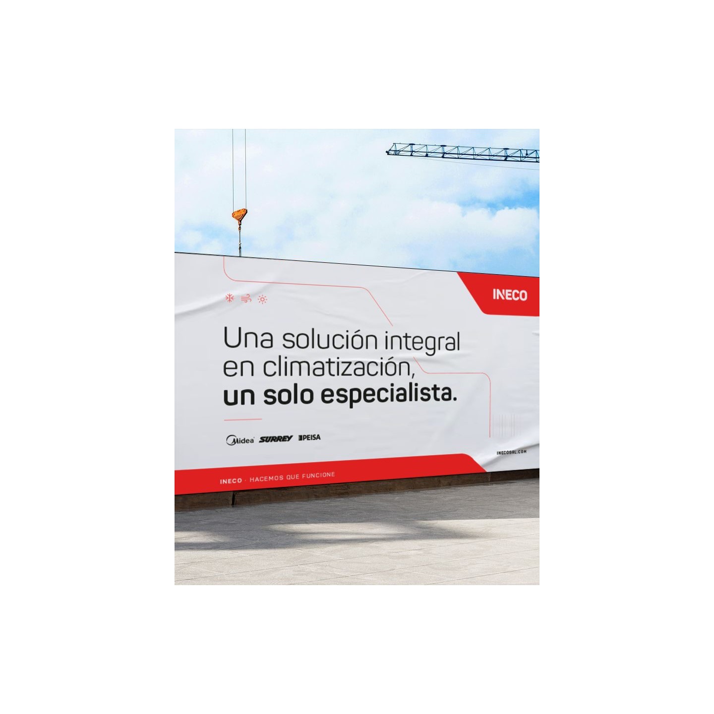 Climatización para obras y empresas