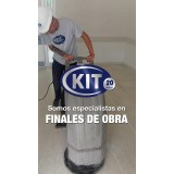Limpieza final de obra