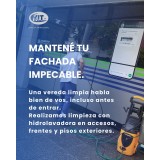 Hidrolavado de frentes y exteriores