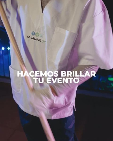 Limpieza para eventos