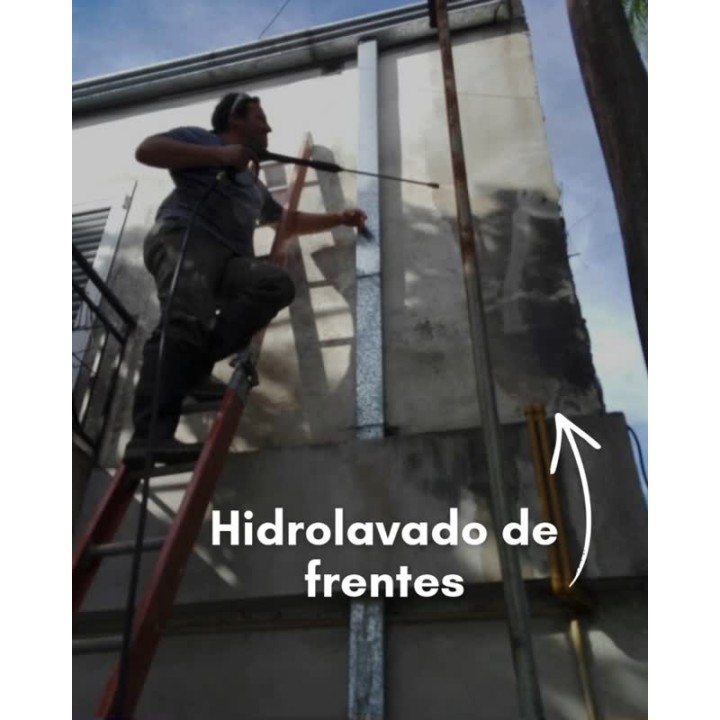 Hidrolavado de frentes
