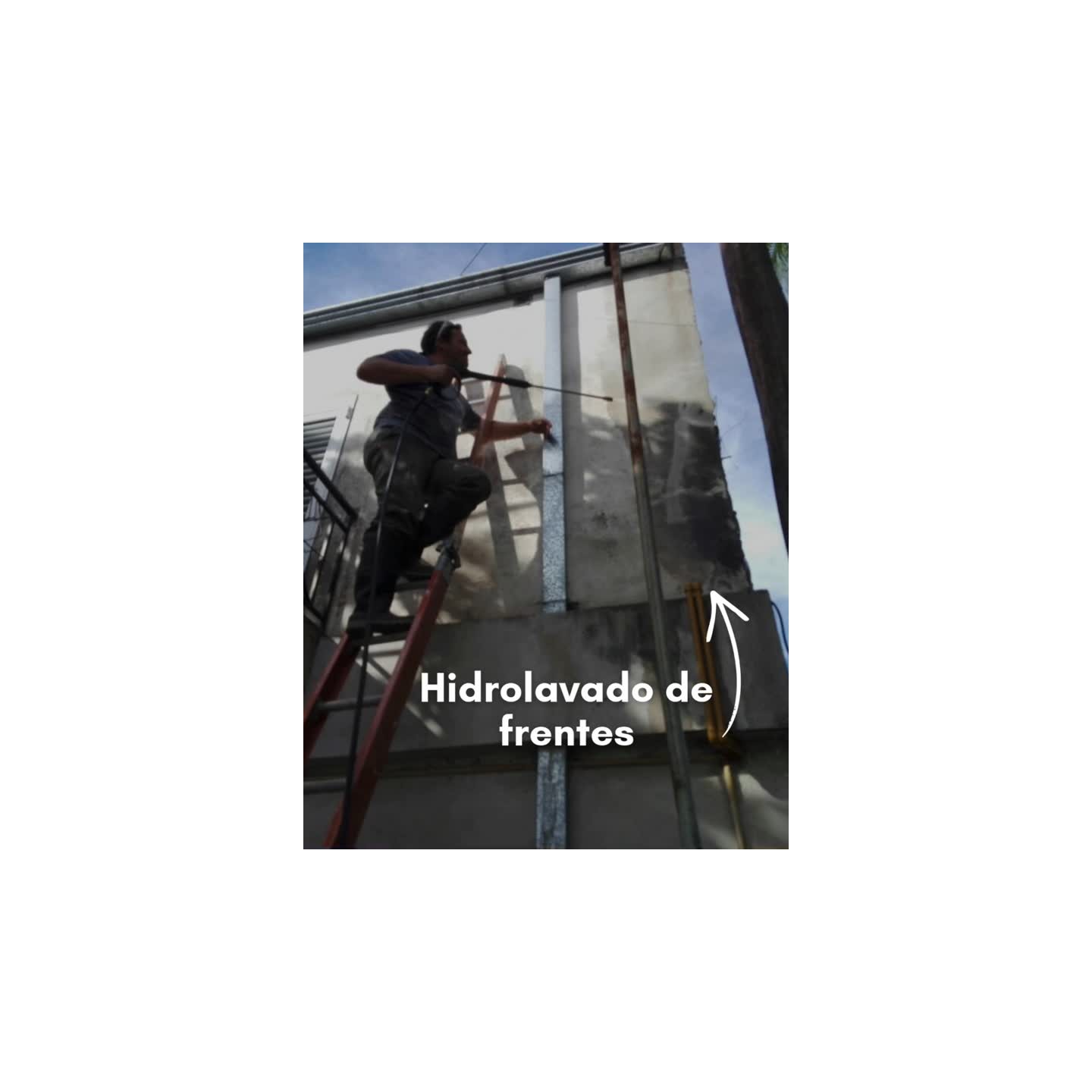 Hidrolavado de frentes