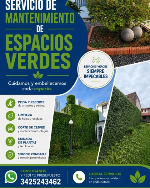 Mantenimiento de espacios verdes