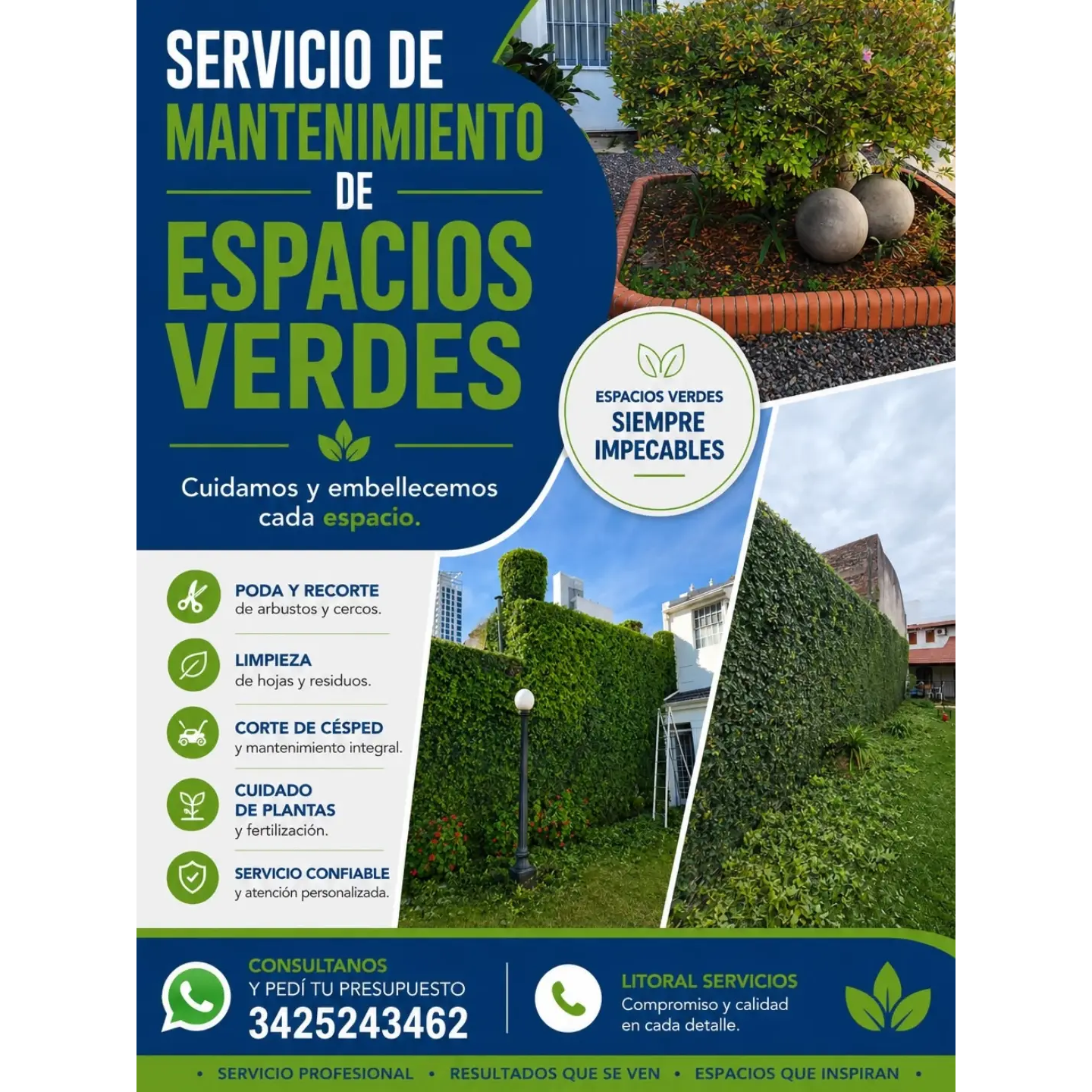 Mantenimiento de espacios verdes