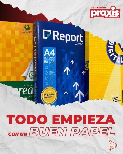 Resmas de papel obra blanco y color