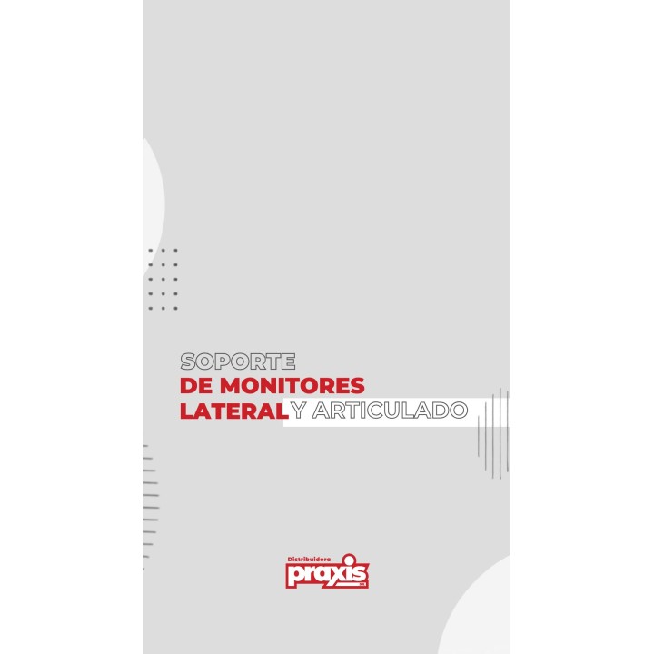 Soportes para monitor laterales y articulados