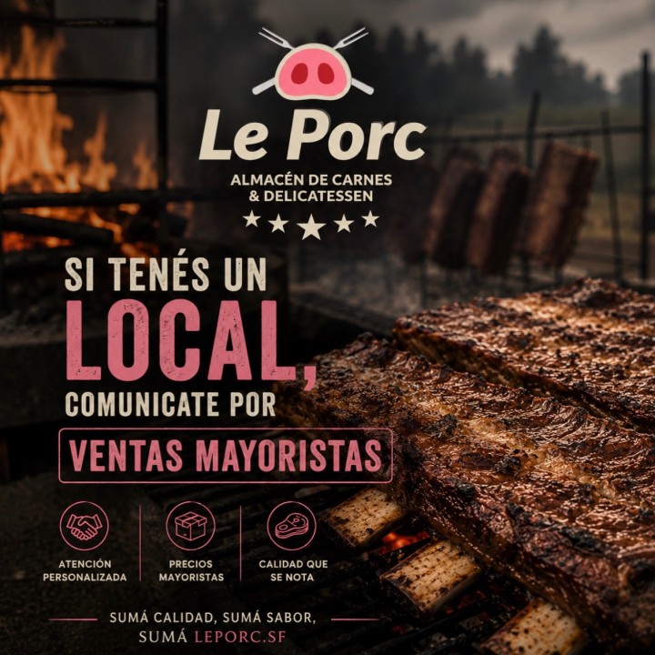 Venta mayorista de carnes para comercios