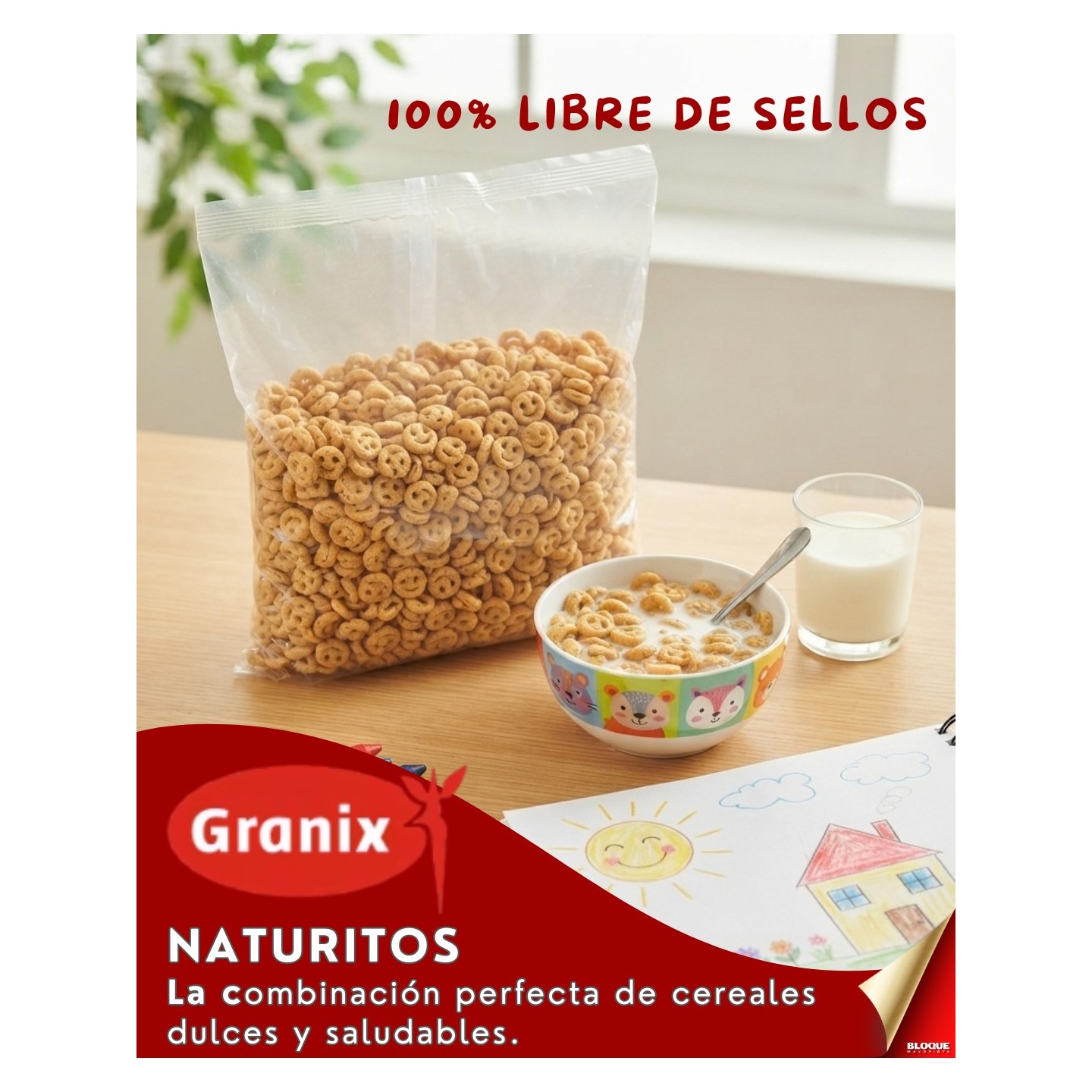 Naturitos dulce de leche x 1 kg