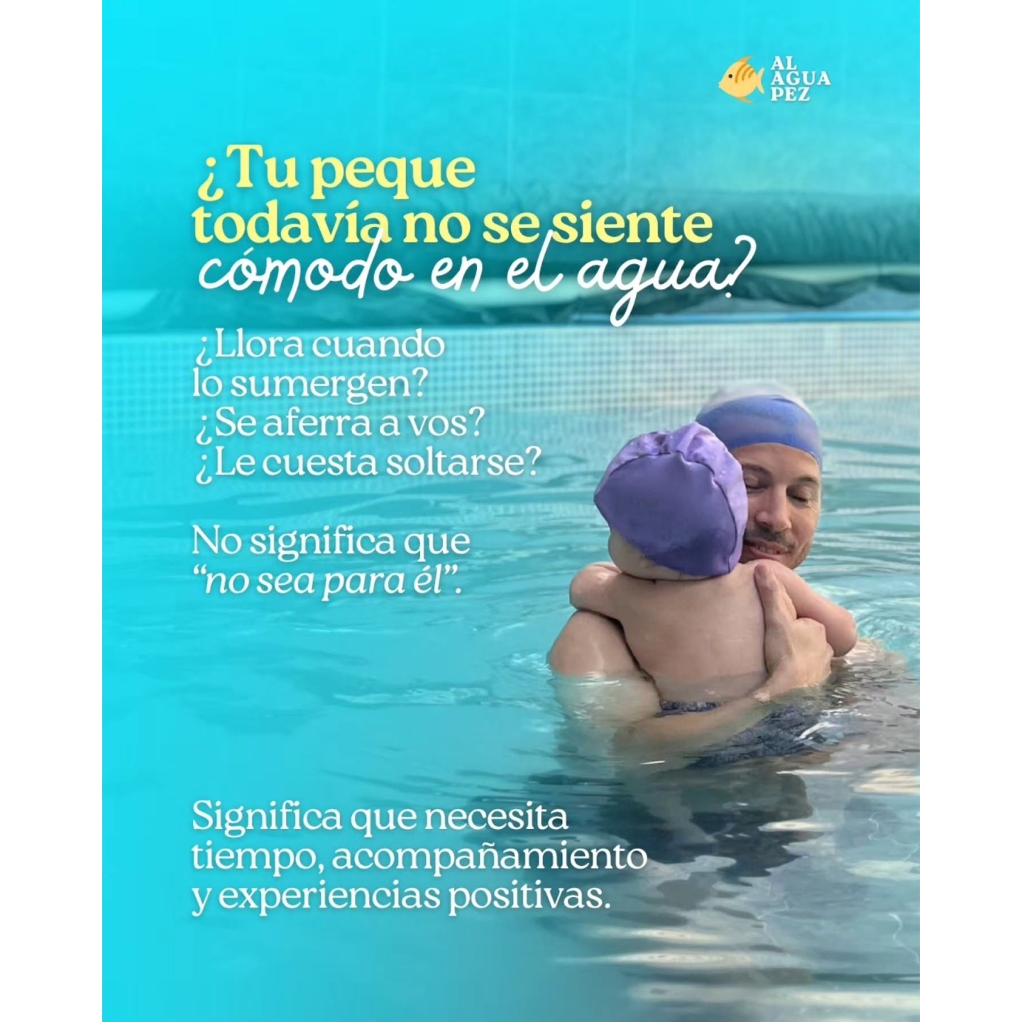 Clases de matronatación desde los 3 meses