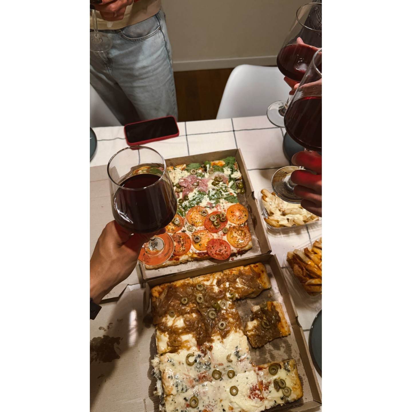 Pizzas con masa casera