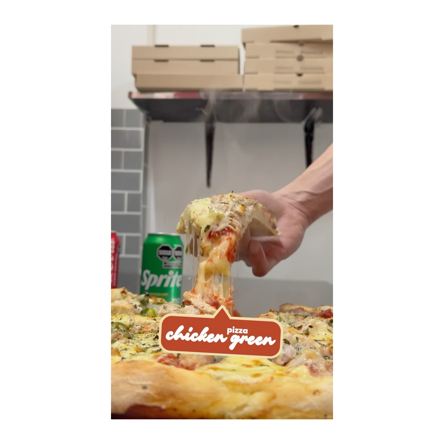 Pizza Chicken Green