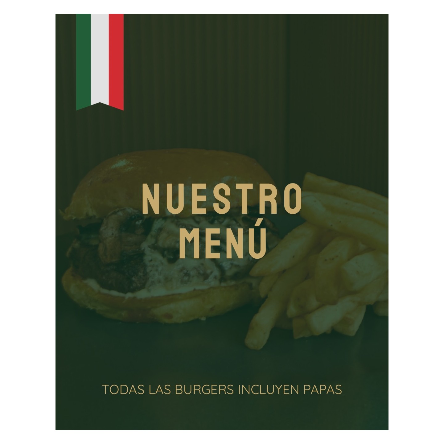 Hamburguesas italianas premium