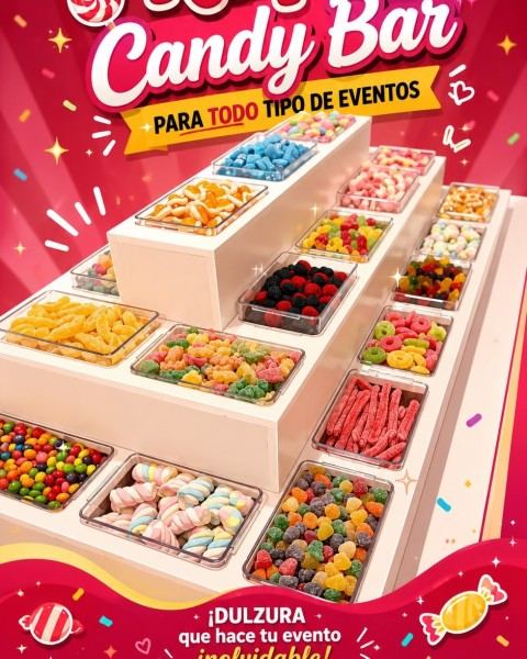 Rapi Candy Bar para eventos
