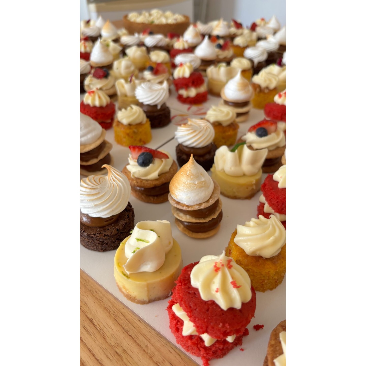 Mini pastelería para compartir