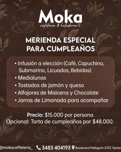 Merienda especial para cumpleaños