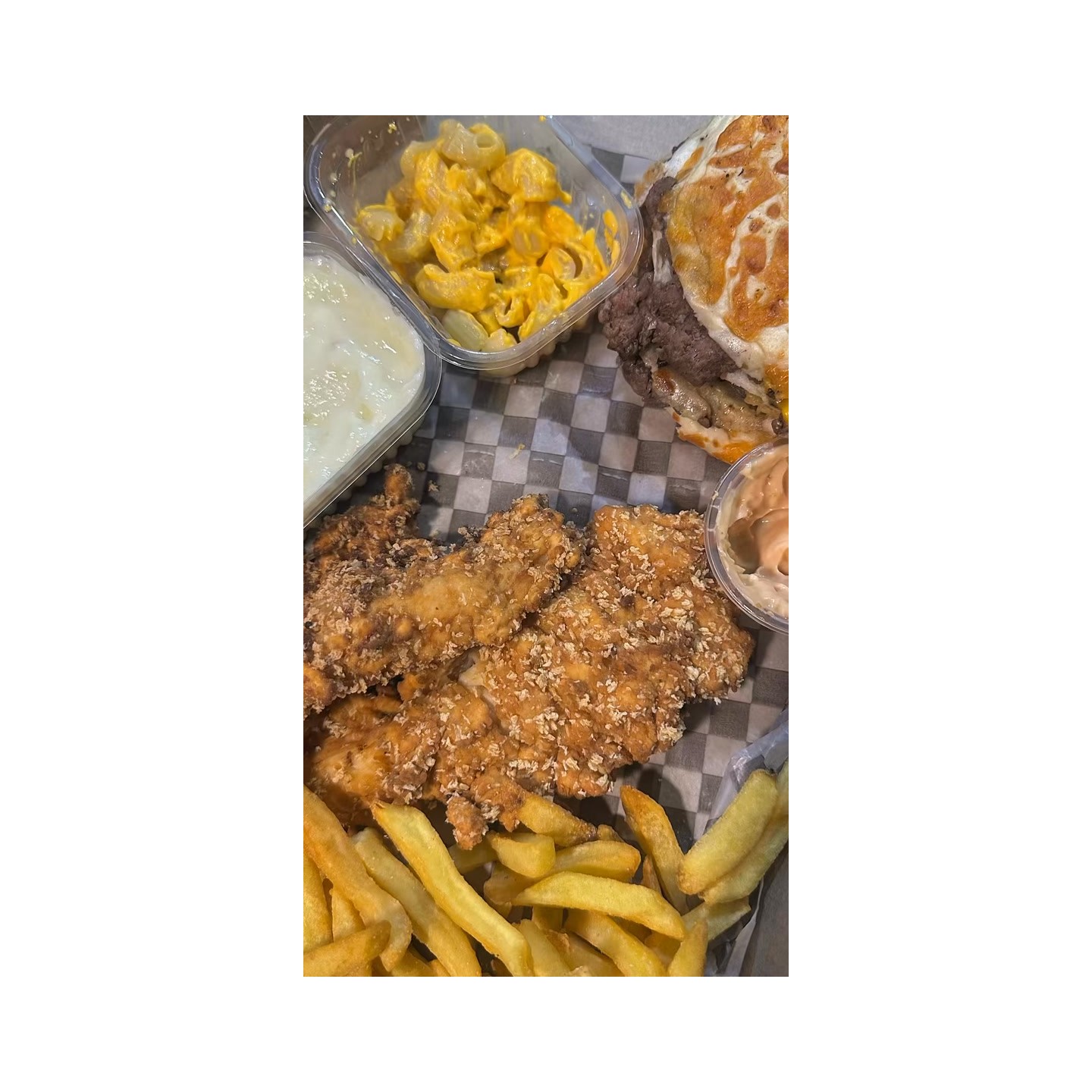 Boxes de pollo frito