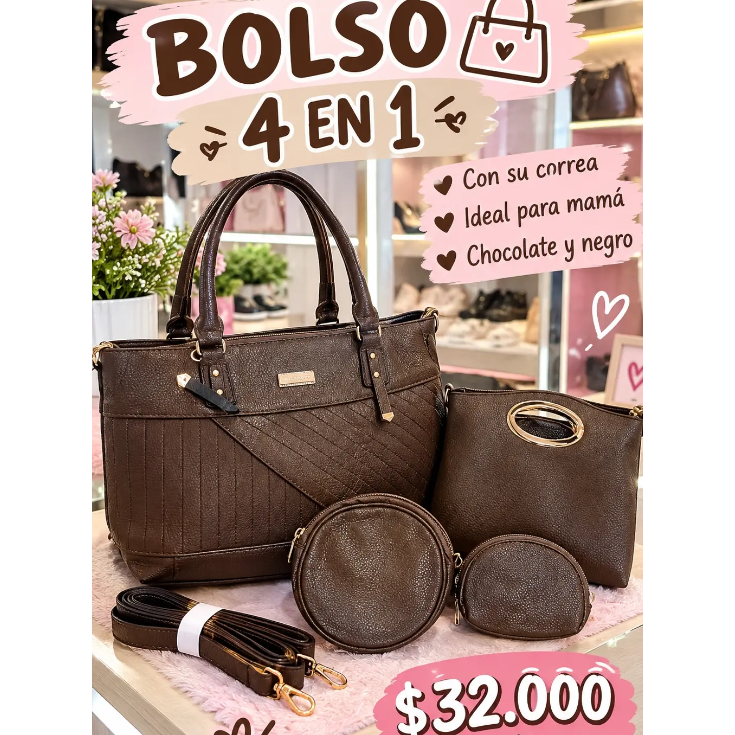 Bolso 4 en 1