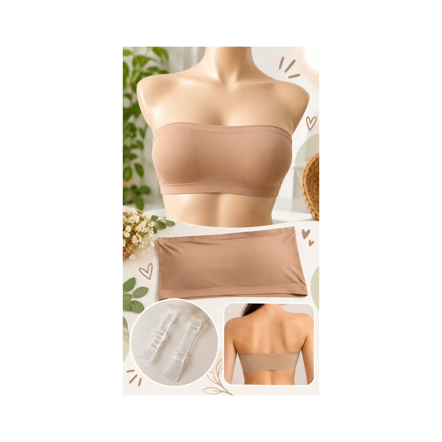Corpiño strapless