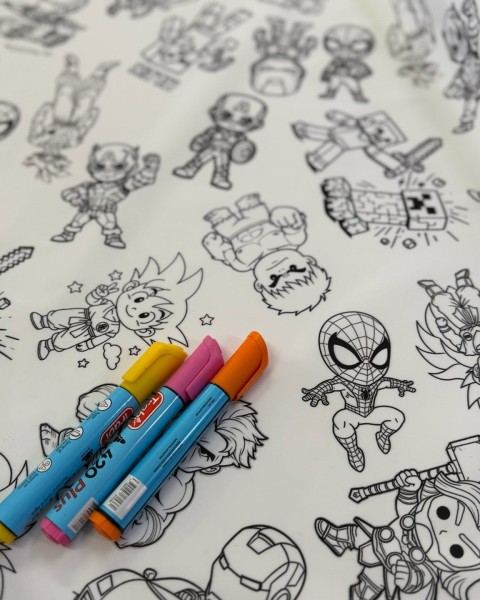 Tela infantil para pintar