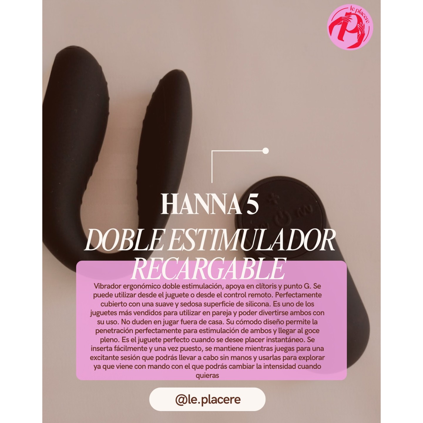Hanna 5, doble estimulador recargable