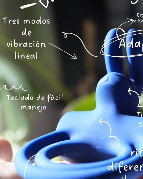 Dual Cock Ring 3, anillo vibrador