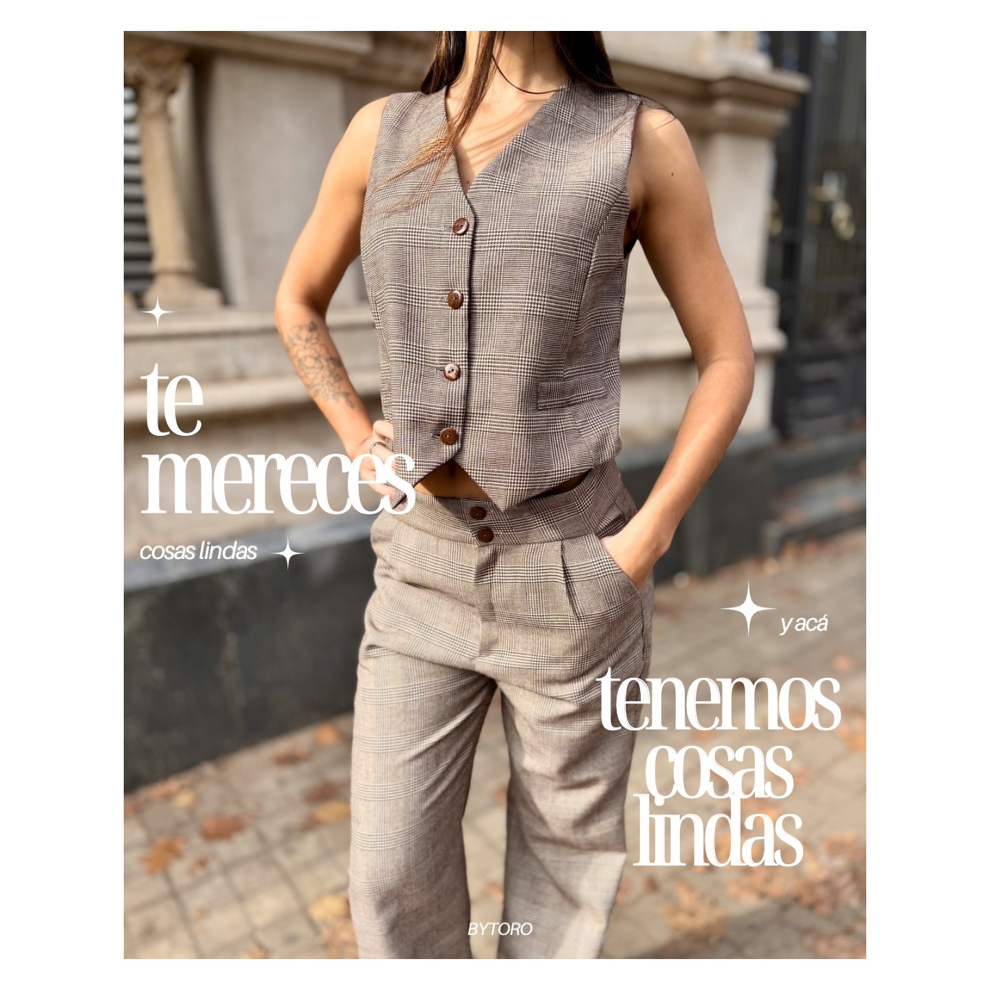 Conjunto sastrero: chaleco y pantalón