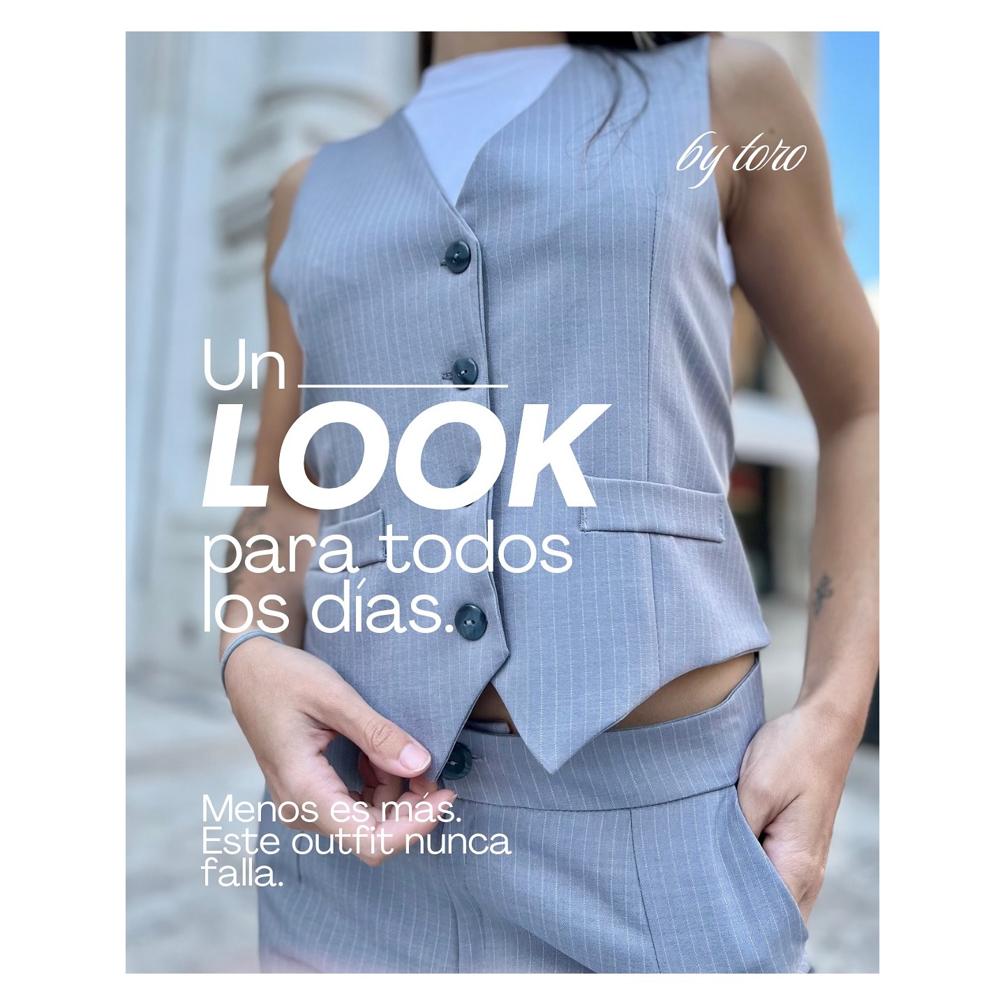 Conjunto sastrero: chaleco y pantalón