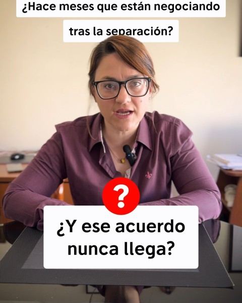 Acuerdos después de una separación que no avanzan
