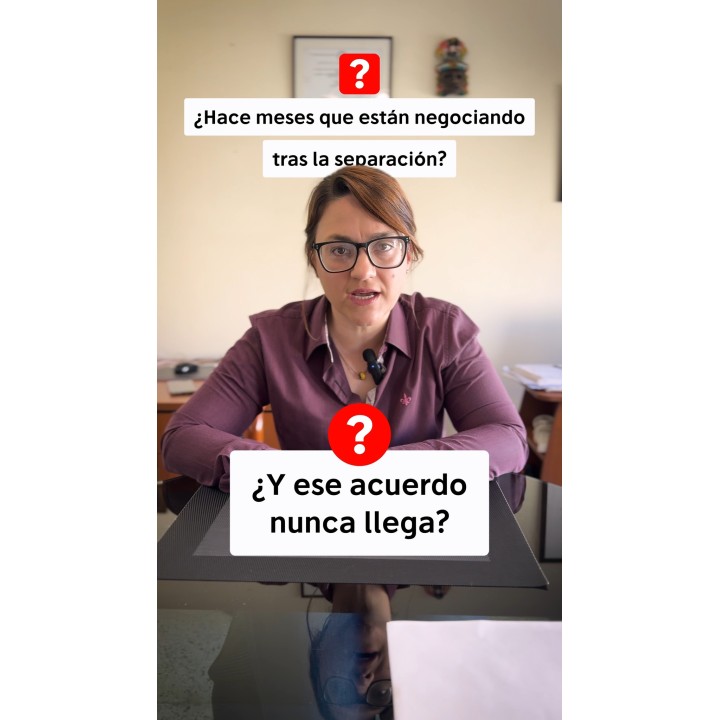 Acuerdos después de una separación que no avanzan