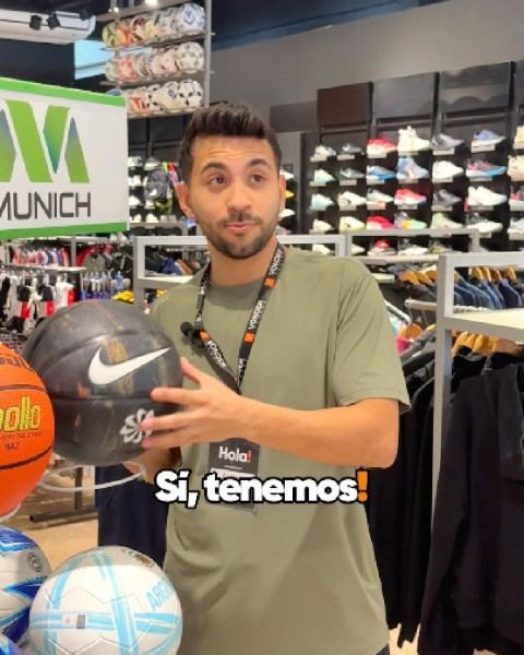 Pelotas, indumentaria y accesorios deportivos