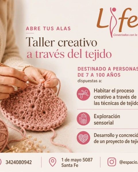 Taller de tejido creativo