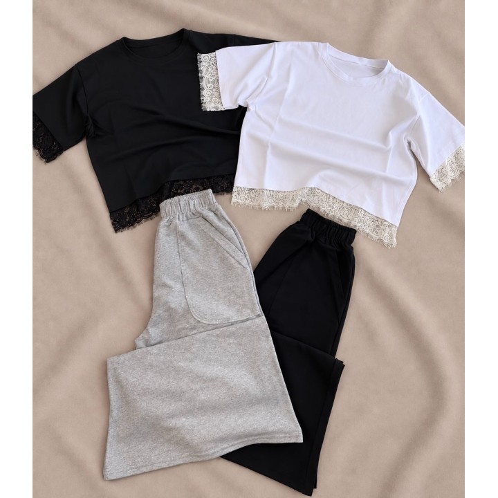 Remera Naiv y pantalón Donna