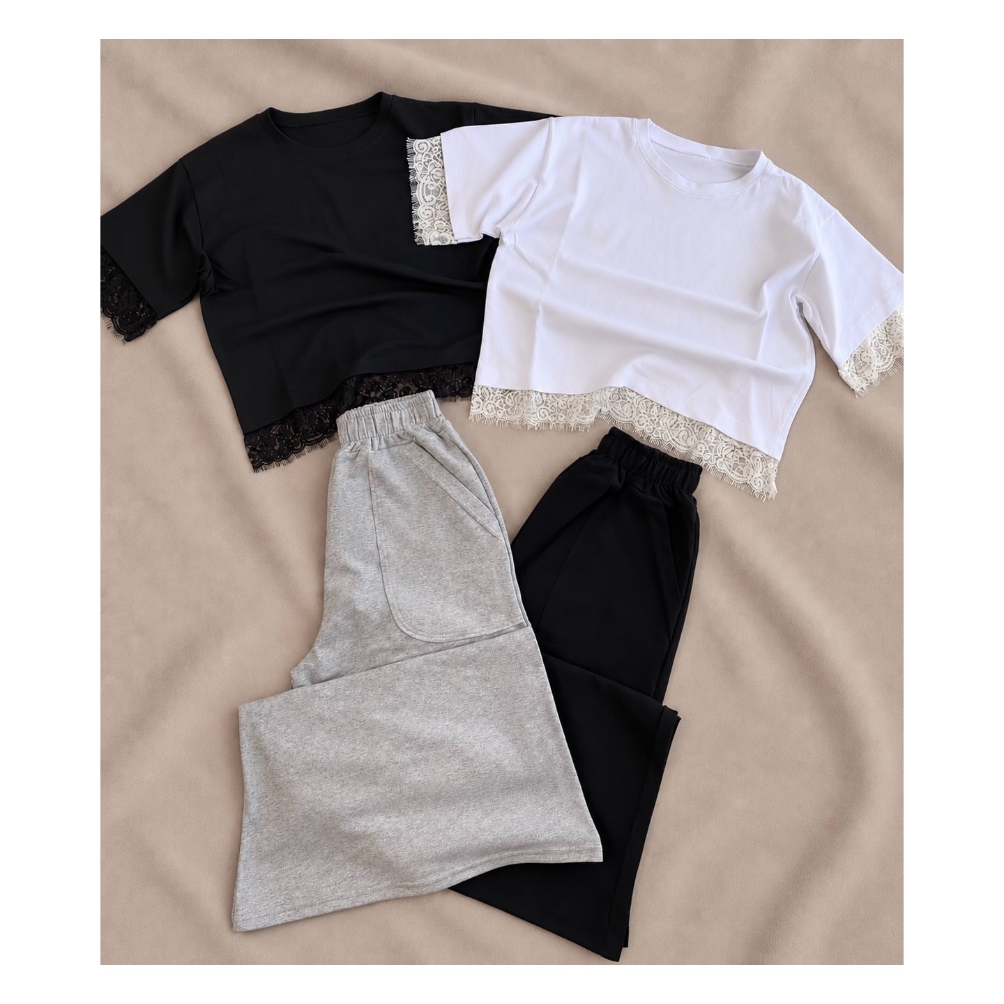 Remera Naiv y pantalón Donna