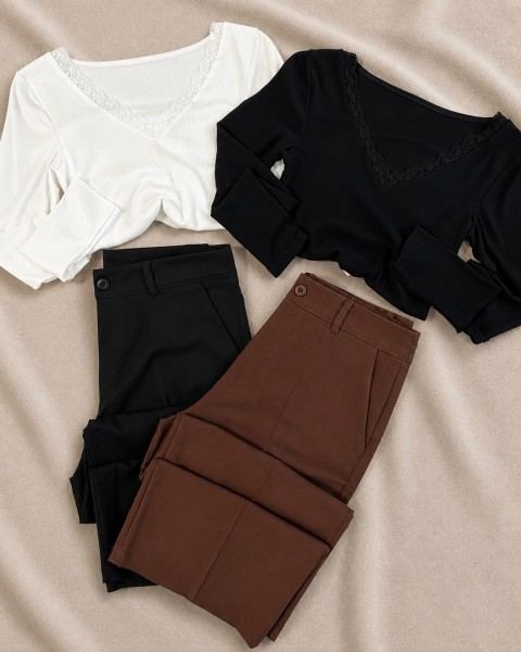 Remera Olivia y pantalón Milo