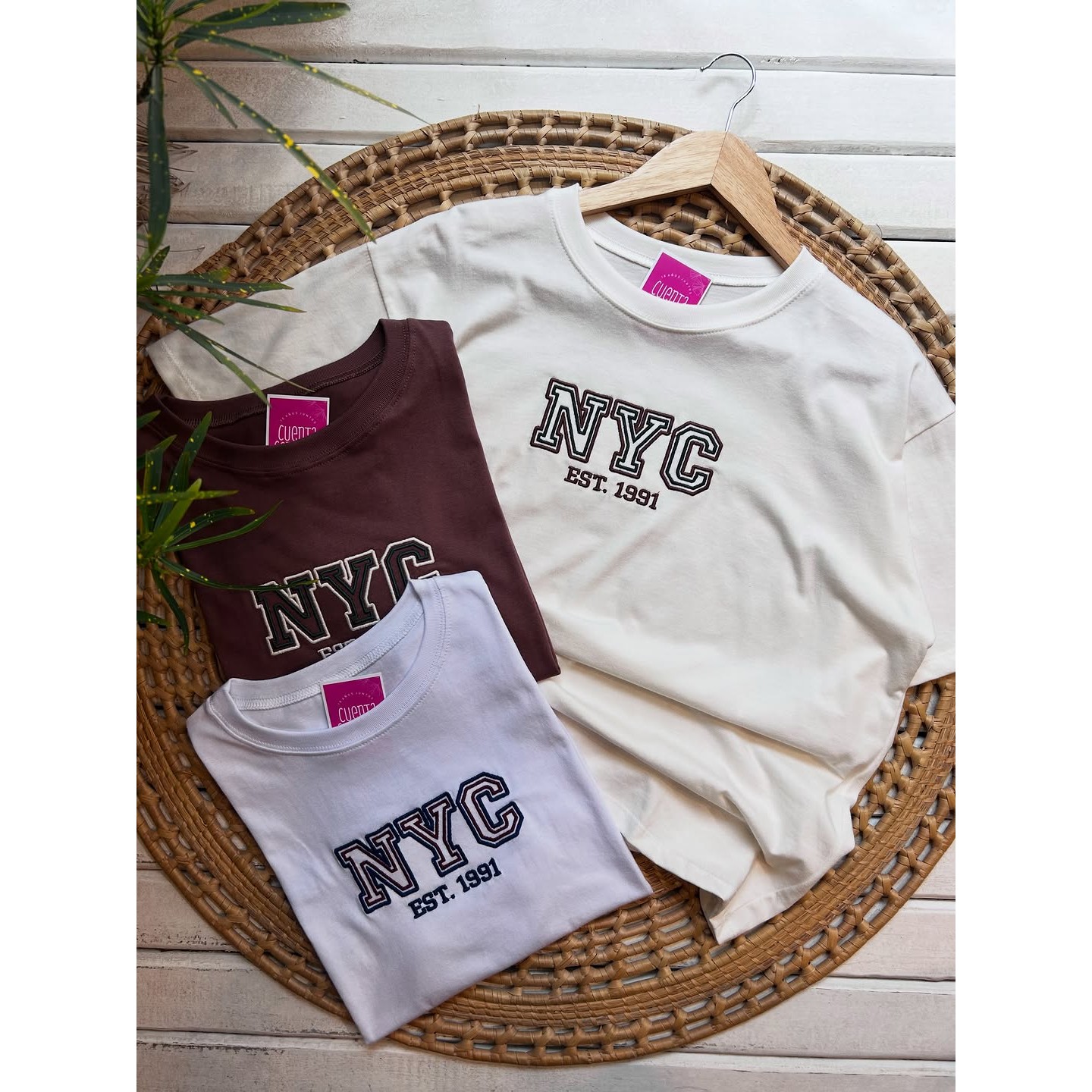 Remeras bordadas