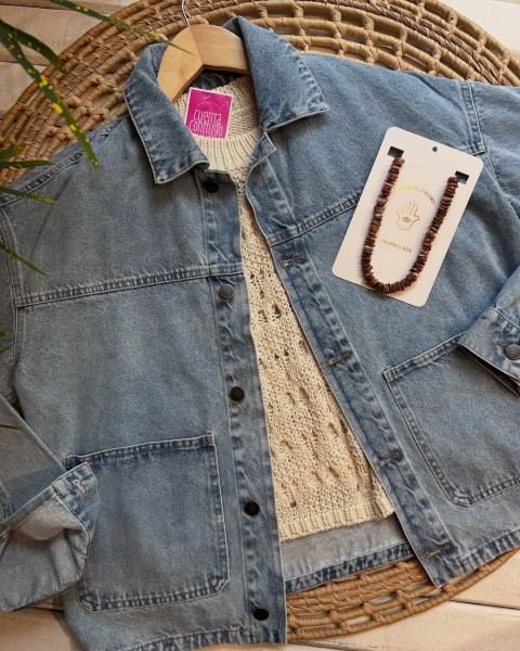 Campera de jean clásica