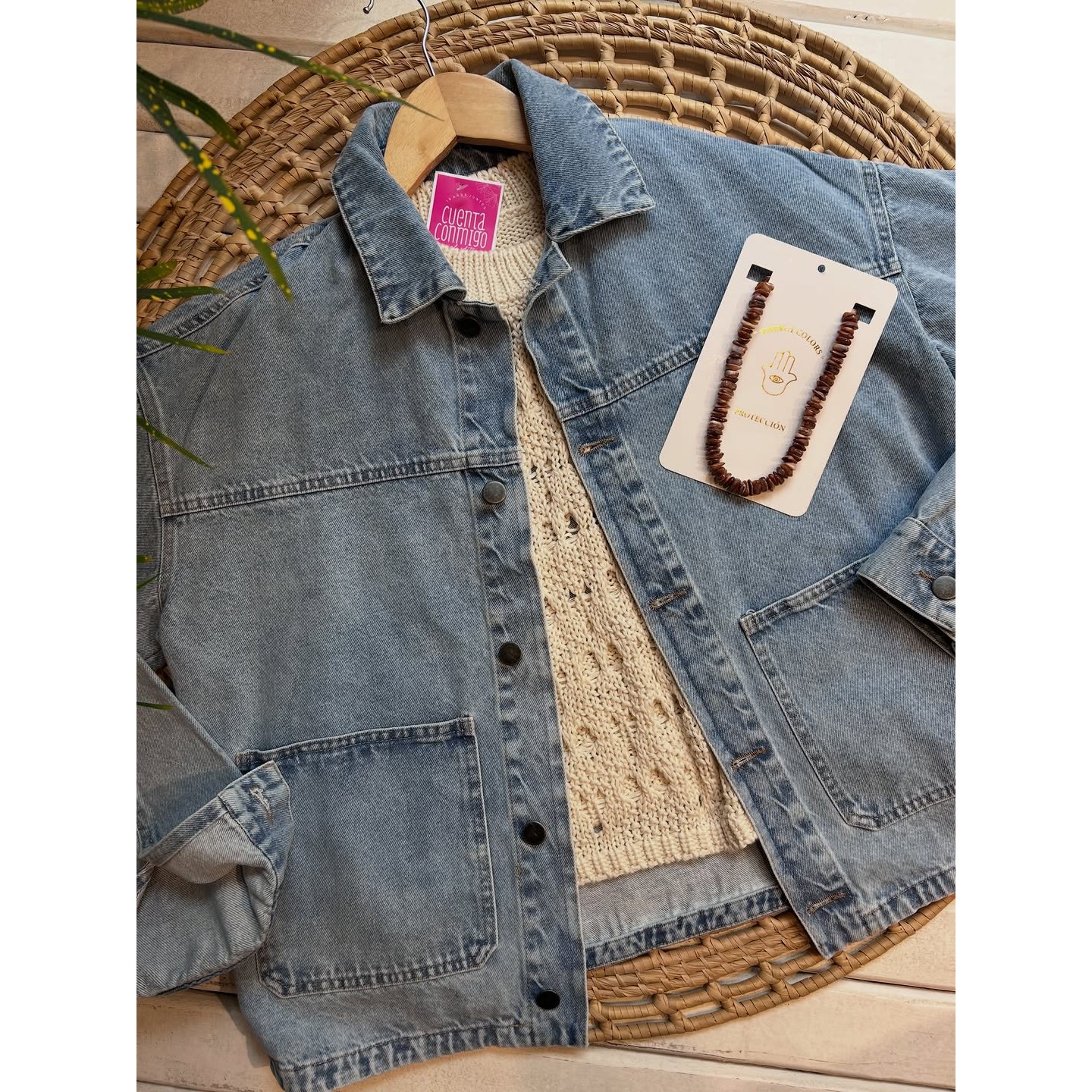 Campera de jean clásica