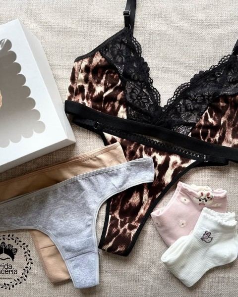Conjunto animal print con opción de box
