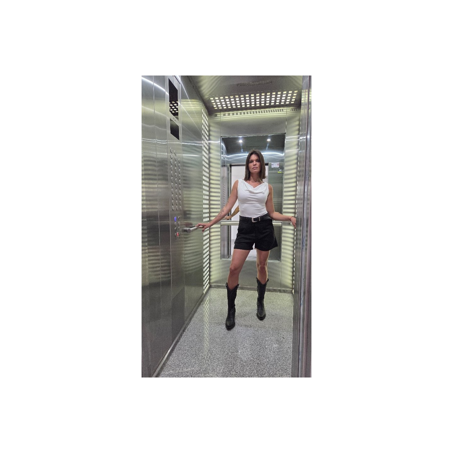 Remera Tish y short Bourbon