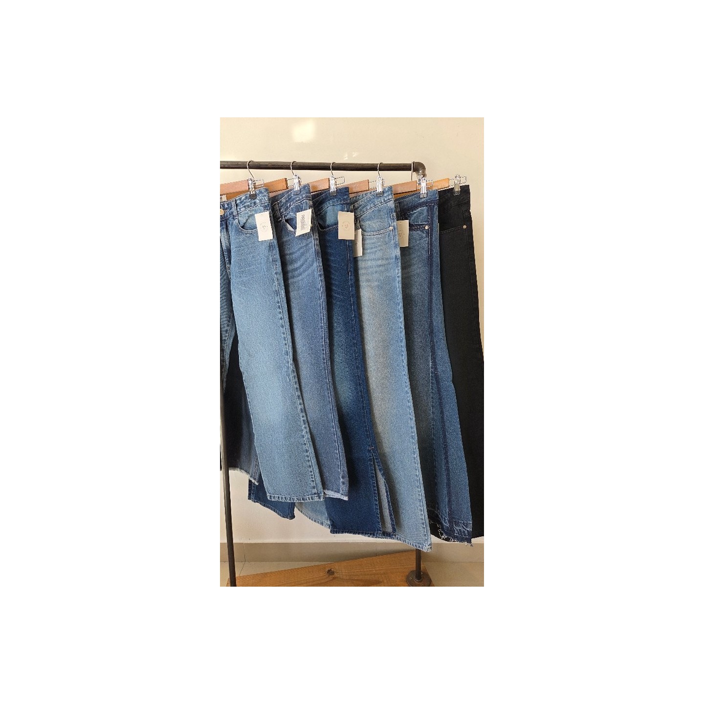 Jeans en distintos lavados